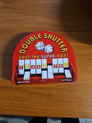 Double Shutter Shut the Super Box! Game Tin Case Complete Game Open Box  - Image 1 of 3