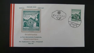 architecture Wien Beethoven house FDC Austria 1962 - Picture 1 of 1