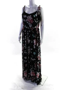 Dress The Population Womens Hollie Black Floral Maxi Size 8 12169381 - Picture 1 of 6
