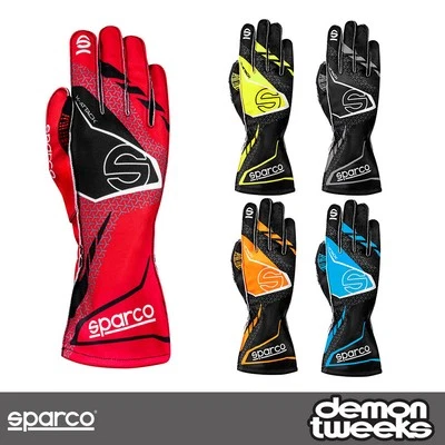 Sparco K-Attack Kart Gloves - Pre-Curved Fingers, Silicone Printed Palm - Image 1 of 4