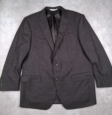 Samuelsohn Blazer Sport Coat Mens 44R Brown Soft Speckled Wool Silk Unstructured - Image 1 of 4