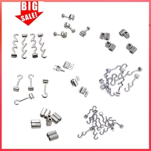 10X Dental Orthodontic Crimpable Hook sliding right/left/long/left for bracket - Picture 1 of 22