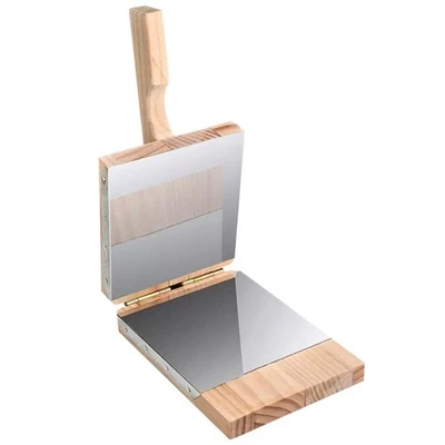 Prensa de masa albóndigas de madera prensa de masa de pastelería con rodillo de acero inoxidable, multi... Foto 1 de 4