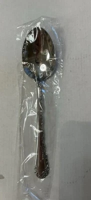 Oneida Community BELLE ROSE Large Oval Soup Spoon stainless, New - Image 1 of 4
