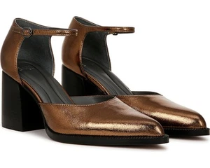 Franco Sarto Women's A-Diona Ankle Strap Bronze Pumps NW/OB 10M - Picture 1 of 5