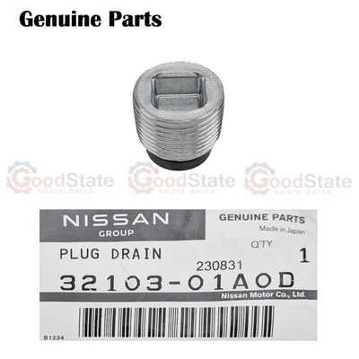 GENUINE Nissan Navara D22 YD25DDTI Transfer Magnetic Drain Plug - Image 1 of 2