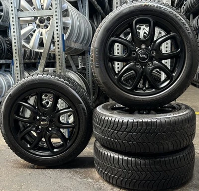 4x Original MINI Winterräder 195/55 R16 87H - für F55 F56 F56 BEV F57 1542 - Bild 1 von 4