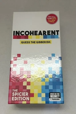 Incohearent: Guess the Gibberish Game - THE SPICIER EDITION! -  Party Game - Image 1 of 3