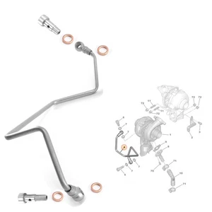 Tuyau huile turbo pour 1.6 HDi TDCi 110 + vis/joints = 037968 037655 - Imagen 1 de 9