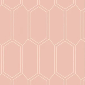 Emilia Bees Nest Double Gauze Peach Fabric by The Yard - Picture 1 of 2