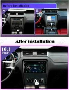 Android 10 Car Radio GPS Navi 10.1'' For Ford Mustang 2010-2014 Built-in Carplay - Picture 1 of 12
