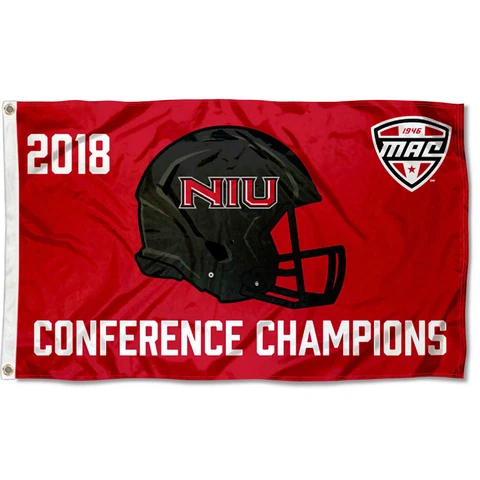 Northern Illinois Huskies MAC Football Conference Champions Flag Large 3x5 Cover
