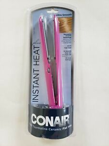 Conair instant heat plus Model CS89N Pink hair straightening iron
