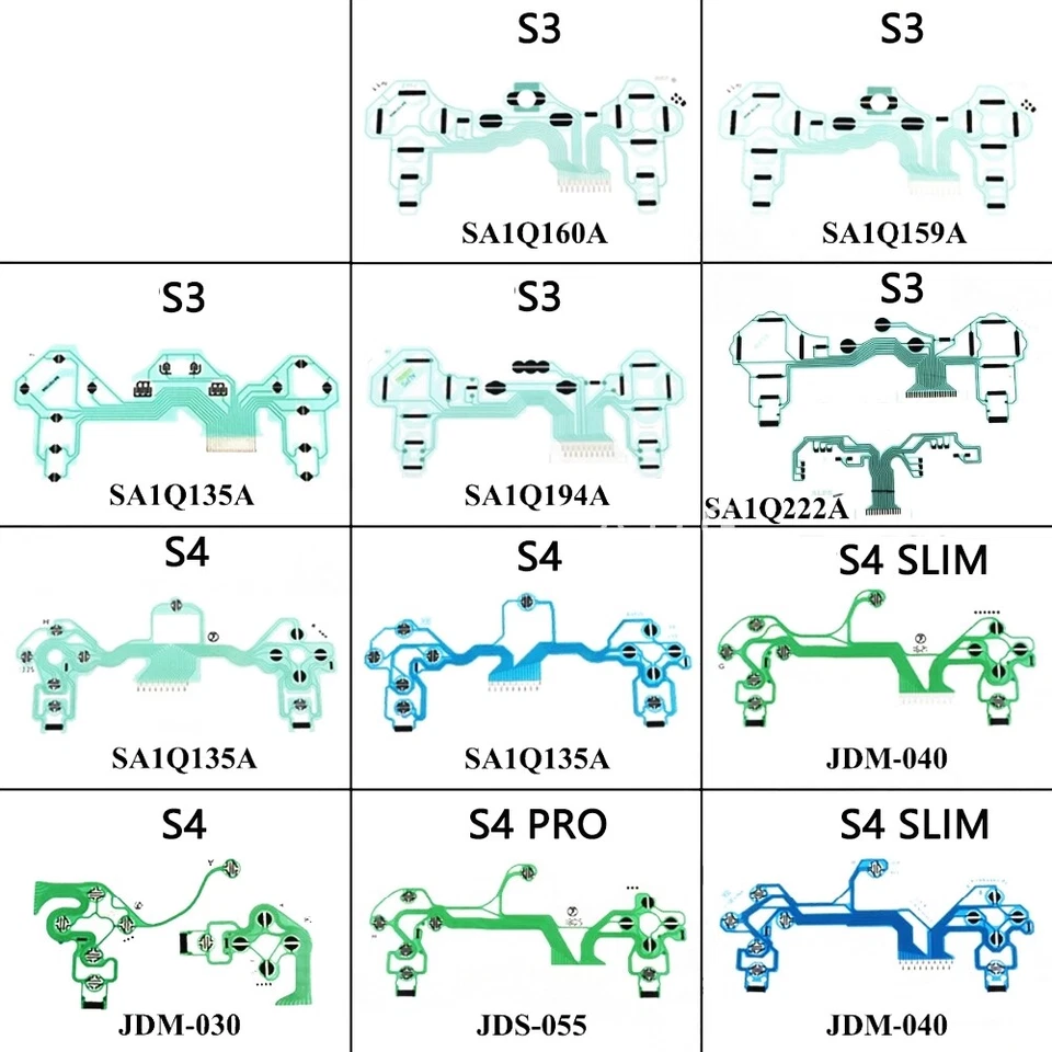 For PS4 DS4 PRO Controller Conductive Film Flex Ribbon Cable JDS 050 040 030 010 - Image 1 of 4