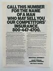 Industrial Indemnity Crum And Forster Insurance Companies Vintage 1973 Print Ad
