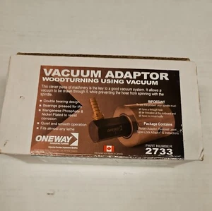 Oneway Vacuum Chuck Adaptor without Insert, for Woodturning Lathes - Picture 1 of 3