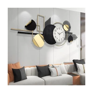 Metal Wall Art, Black and White Wall Decor for Living Room, Abstract Modern C... - Picture 1 of 8