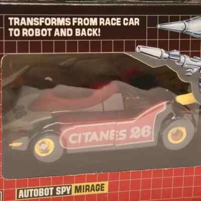 Transformers MIRAGE G1 Reissue Action Figure Autobots Robot Toys Red Version Gif - Image 1 of 4