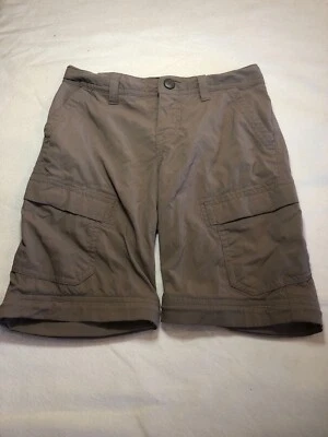 REI co-op kids brown shorts, size 6-7, adjustable waist - Image 1 of 4