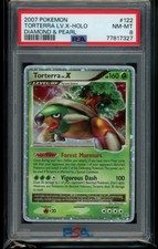 2007 Pokemon Diamond & Pearl Torterra LV.X Holo #122 PSA 8