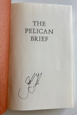 Signed John Grisham The Pelican Brief – 3rd Print Hardcover - Image 1 of 4
