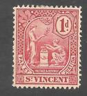 St. Vincent #91 (A15) VF MINT - 1907 1p "Peace and Justice" 