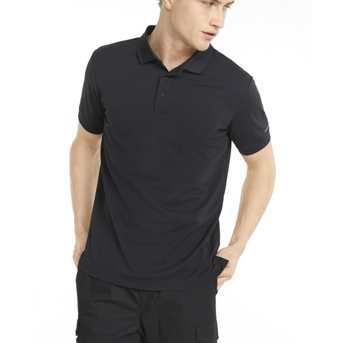 Polo Puma Pd manica corta uomo nera casual 53384301