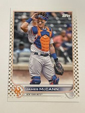 2022 Topps Baseball Gold Stars #256 - James McCann - New York Mets