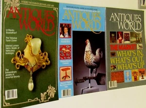 (Pgasteelers1)Antiques World Magazines 3 Issues 2/81,4/81, 5/81 Great Conditoin - Picture 1 of 7