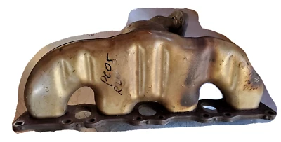 Porsche Cayenne 2003-2006 colector de escape motor 4,5 L pasajero derecho usado fabricante de equipos originales Foto 1 de 4