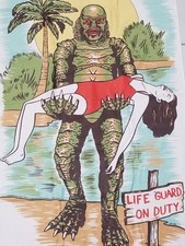 Creature from the Black Lagoon BEACH TOWEL SDCC 2019 Super7 BOODEGA Exclusive 