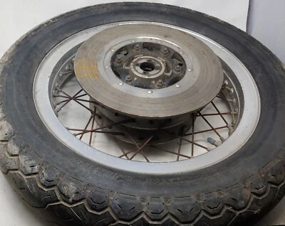 1975 HONDA GOLDWING GL1000 REAR WHEEL TIRE DISC  120/90 17" - Image 1 of 4
