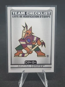 2021-22 O-Pee-Chee (Upper Deck OPC) Team Checklist Arizona Coyotes #552 - Bild 1 von 2