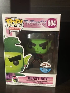 Funko Pop Teen Titans Go #604 Metallic Beast Boy NYCC Toy Tokyo Exclusive LE3000 - Picture 1 of 7