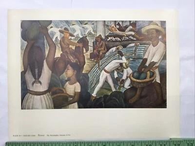 CAÑA DE AZÚCAR Diego Rivera Museo Metropolitano de Arte 9x12" Impresión De Colección Foto 1 de 2