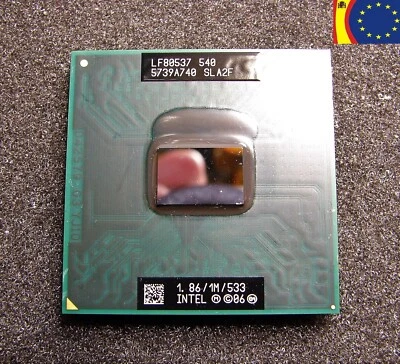 Intel Celeron M 540 1.86/1M/533 SLA2F LF80537NE0361M  MICROPROCESADOR - Imagen 1 de 2