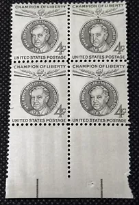 Scott #1136 - Block Of 4, MNH - Ernst Reuter, Champion Of Liberty - 1959 Issue - Picture 1 of 2