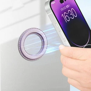 Holder Wall Magnet Sticker Magnetic Ring HolderFor iPhone 14 13 12|For MagSafe - Photo 1 sur 16