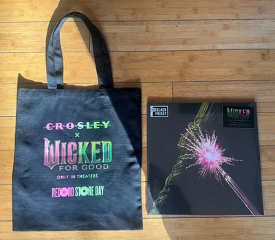 WICKED For Good Soundtrack RSD Record Store Day Black Friday 2025 Vinyl and Bag! - Image 1 of 3