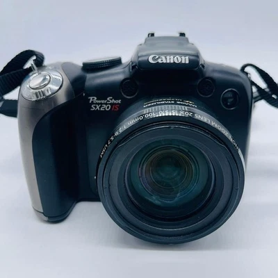 Компактный цифровой фотоаппарат Canon PowerShot SX20 IS протестирован в отличном состоянии - Изображение 1 из 4