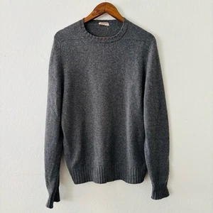 Hemispheres Paris Herren Pullover meliert grau Vintage Luxus Wollmischung - Bild 1 von 7