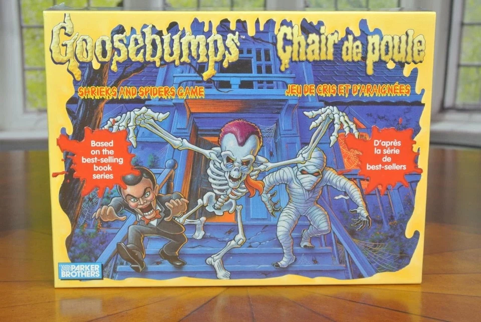 Goosebumps Shrieks and Spiders Board Game Parker Brothers Hasbro New & Sealed - Image 1 of 1
