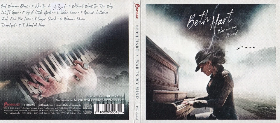 Beth Hart – War In My Mind CD Digipak, Provogue / nm - Bild 1 von 1