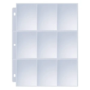 120 Pack 9 Pocket Page Protector, Trading Card Sleeves for Standard Size Card... - Picture 1 of 7