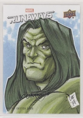 2020 Upper Deck Marvel Runaways 1/1 Chris Foreman Auto Sketch p1l - Image 1 of 3