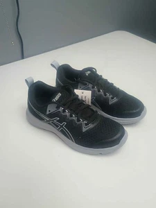 New ASICS Pre Venture 9 GS Running Shoes 1014A276-006 Blk/grey size 3 - Picture 1 of 5