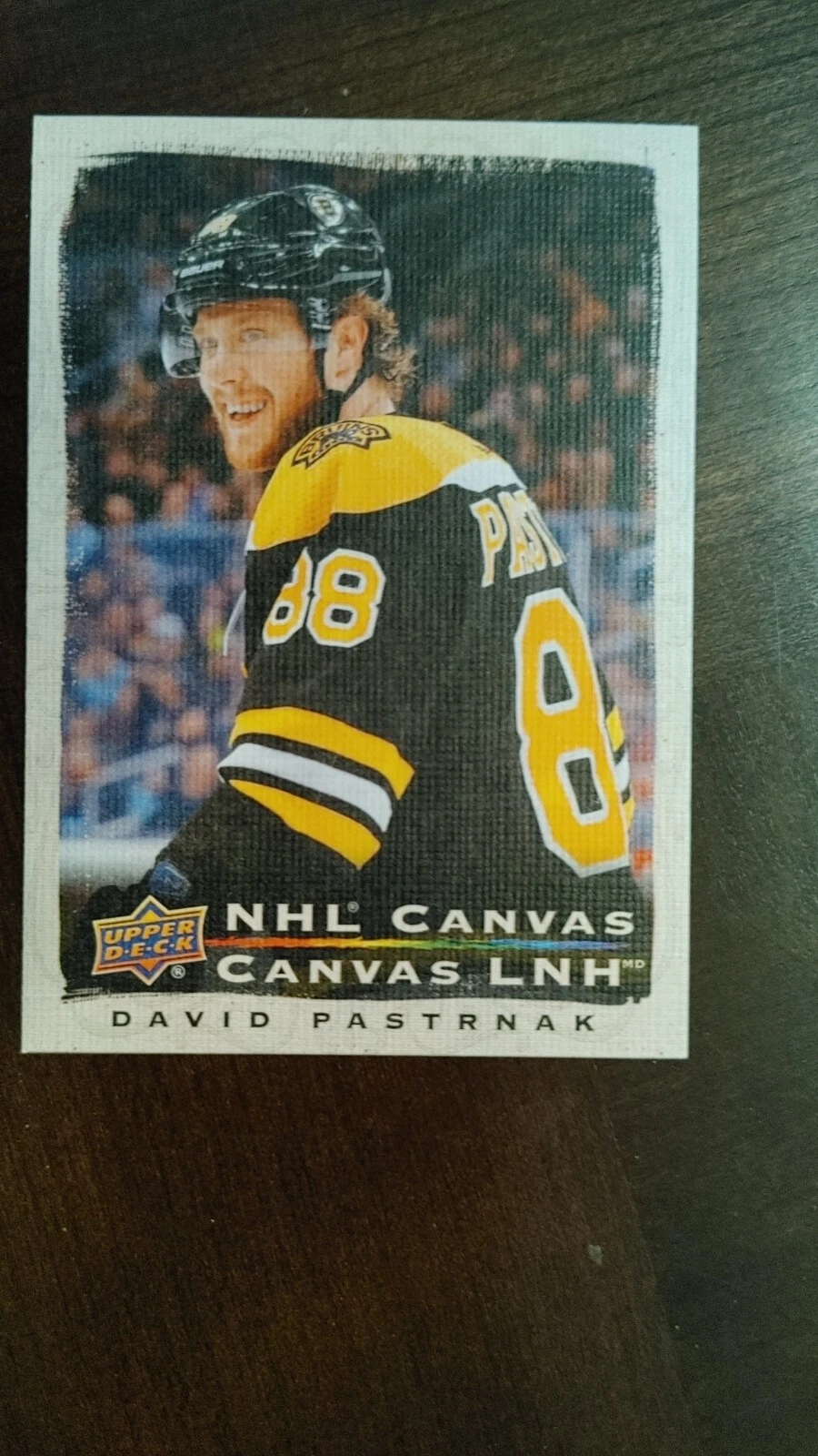 2020-21 Upper Deck Tim Hortons NHL Canvas David Pastrnak