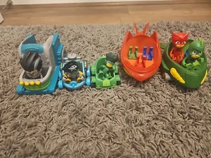 Paquete mixto de figuras de juguetes Pj Mask vehículos  - Imagen 1 de 7
