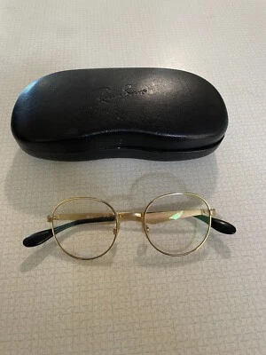 Marco de gafas RAY-BAN RB6343 2860 dorado pulido borde redondo 47-19-140 Foto 1 de 4