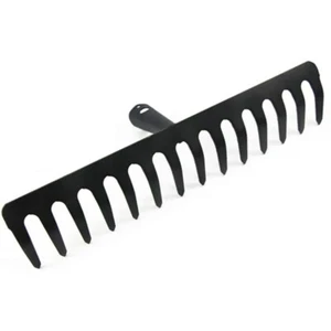 Best Metal Leaf Rake Head Steel Iron For Leaves Soil Mulch Gardening Cultivator - Bild 1 von 7